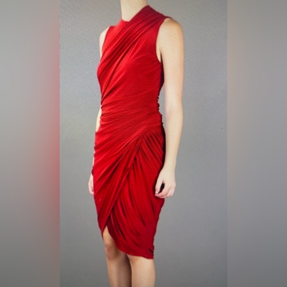 Alexander Wang Draped Jersey Dress